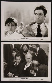 7t947 GODFATHER PART II 2 8x10 stills '74 Al Pacino in Francis Ford Coppola classic crime sequel!