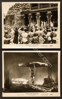7t949 HERCULES IN THE HAUNTED WORLD 2 8x10 stills '64 Mario Bava, Reg Park in the title role!