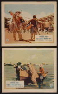 7t129 OLD MAN & THE SEA 2 English FOH LCs '58 John Sturges, Spencer Tracy, from Ernest Hemingway!