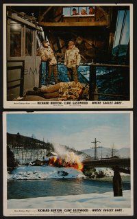 7t139 WHERE EAGLES DARE 2 English FOH LCs '68 Richard Burton, Mary Ure, WWII!