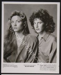 7t924 BLACK WIDOW 2 8x10 stills '87 headshots of sexy Debra Winger & Theresa Russell!