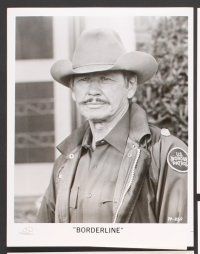 7t527 BORDERLINE 9 8x10 stills '80 U.S. Border Patrol agent Charles Bronson, Ed Harris!