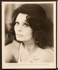 7t778 BRASS TARGET 4 8x10 stills '78 Sophia Loren, George Kennedy, John Cassavetes, McGoohan!