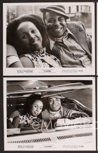 7t528 CLAUDINE 9 8x10 stills '74 sweet-talking James Earl Jones romances Diahann Carroll!