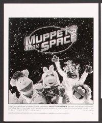 7t664 MUPPETS FROM SPACE 7 8x10 stills '99 Kermit, Miss Piggy, Fozzie Bear, Gonzo, Animal!
