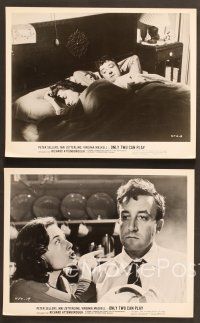 7t323 ONLY TWO CAN PLAY 15 8x10 stills '62 wacky Peter Sellers, Mai Zetterling, Virginia Maskell!