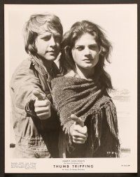 7t840 THUMB TRIPPING 4 8x10 stills '72 hitchhikers who are young and in love, Michael Burns!