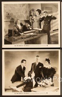 7t767 TWO AGAINST THE WORLD 5 8x10 stills '36 Beverly Roberts, Carlyle Moore Jr., Henry O'Neill!