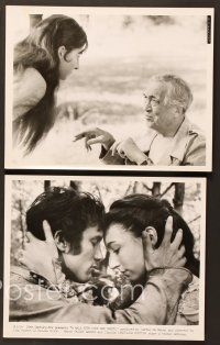 7t309 WALK WITH LOVE & DEATH 16 8x10 stills '69 John Huston, young Anjelica Huston close up!