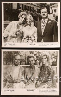 7t447 WEDDING 12 8x10 stills '78 Robert Altman, Carol Burnett, Geraldine Chaplin!