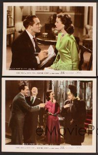 7t229 BEDTIME STORY 7 color-glos 8x10 stills '41 Fredric March & Loretta Young!
