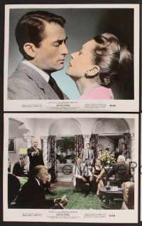 7t184 BELOVED INFIDEL 10 color 8x10 stills '59 Gregory Peck as F. Scott Fitzgerald, Deborah Kerr!