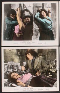 7t198 BLOOD OF THE VAMPIRE 10 color 8x10 stills '58 Donald Wolfit, Barbara Shelley, Vincent Ball!