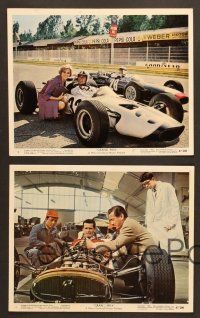 7t242 GRAND PRIX 5 color 8x10 stills '67 Formula One race car driver James Garner, cool images!