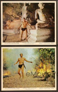 7t172 TARZAN'S THREE CHALLENGES 12 color Eng/US 8x10 stills '63 Edgar Rice Burroughs, Jock Mahoney!