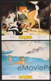 7t005 BAMBI 8 color English FOH LCs R1985 Walt Disney cartoon deer classic, Thumper & Flower!