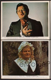 7t009 BEST OF BENNY HILL 8 color English FOH LCs '74 great portraits of wacky comedian!