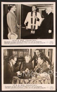 7t041 IT'S A BIG COUNTRY 7 English FOH LCs '51 Van Johnson, James Whitmore, Marjorie Main!