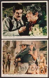 7t021 MacKENNA'S GOLD 8 English FOH LCs '69 Gregory Peck, Omar Sharif, Telly Savalas & Julie Newmar