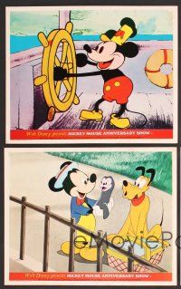 7t022 MICKEY MOUSE ANNIVERSARY SHOW 8 English FOH LCs '68 Walt Disney cartoons, great art!
