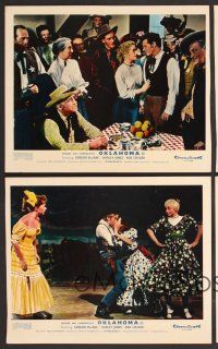 7t085 OKLAHOMA 4 English FOH LCs '56 Gordon MacRae, Shirley Jones, Rodgers & Hammerstein musical!