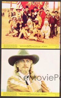 7t549 BUFFALO BILL & THE INDIANS 8 8x10 mini LCs '76 Paul Newman as William F. Cody, Burt Lancaster