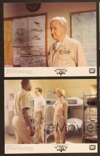 7t584 HOT SHOTS 8 8x10 mini LCs '91 Charlie Sheen, wacky general Lloyd Bridges!