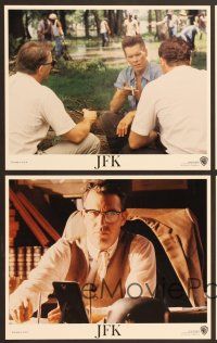 7t590 JFK 8 8x10 mini LCs '91 Oliver Stone, Kevin Costner as Jim Garrison, Kevin Bacon!