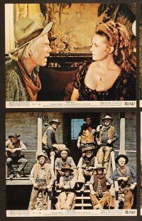7t602 MONTE WALSH 8 8x10 mini LCs '70 cowboy Lee Marvin & pretty Jeanne Moreau, Jack Palance!