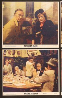 7t603 MURDER BY DEATH 8 8x10 mini LCs '76 David Niven, Peter Falk, Peter Sellers, Alec Guiness!