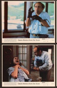 7t637 THROW MOMMA FROM THE TRAIN 8 8x10 mini LCs '87 Danny DeVito, Billy Crystal, Anne Ramsey!