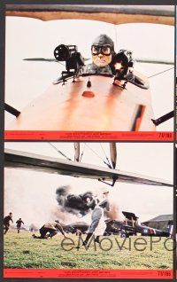 7t642 VON RICHTHOFEN & BROWN 8 8x10 mini LCs '71 John Phillip Law, Don Stroud, WWI airplanes!