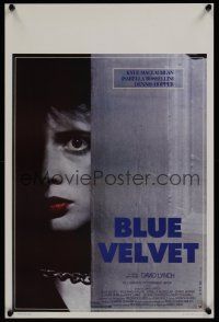 7w537 BLUE VELVET Belgian '86 directed by David Lynch, sexy Isabella Rossellini!