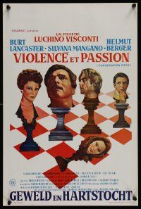 7w551 CONVERSATION PIECE Belgian '74 Luchino Visconti's Gruppo di famiglia in un interno!
