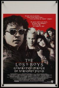 7w647 LOST BOYS Belgian '87 teen vampire Kiefer Sutherland, directed by Joel Schumacher!