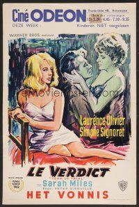 7w725 TERM OF TRIAL Belgian '62 teacher Laurence Olivier has an affair w/girl in his class!