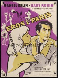 7w364 MAID IN PARIS Danish '56 Pierre Gaspard-Huit's Paris Canaille, Dany Robin, Stilling art!