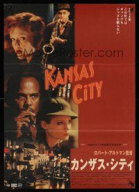 7w298 KANSAS CITY Japanese '96 Robert Altman, sexy Jennifer Jason Leigh, Harry Belafonte!