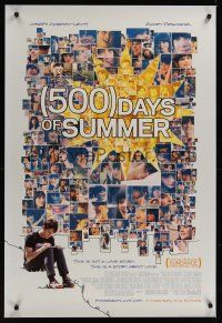 7x002 (500) DAYS OF SUMMER advance DS 1sh '09 Joseph Gordon-Levitt, sexy Zooey Deschanel!