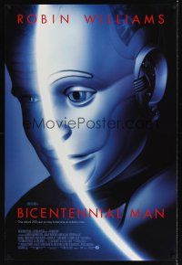7x084 BICENTENNIAL MAN DS 1sh '99 Robin Williams, Sam Neill, Oliver Platt, Isaac Asimov!