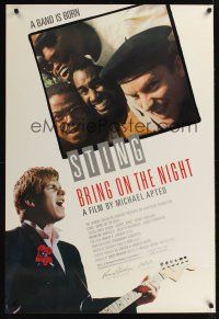 7x113 BRING ON THE NIGHT 1sh '85 Sting on stage with guitar, directed by Michael Apted!
