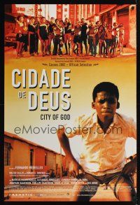 7x148 CITY OF GOD Swiss poster '03 Cidade de Deus, Brazilian!