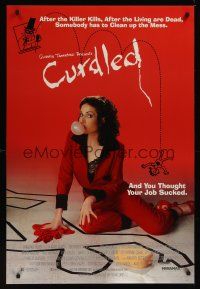 7x164 CURDLED DS 1sh '96 Quentin Tarantino, sexy Angela Jones cleans up a mess!