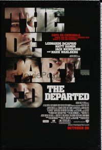 7x186 DEPARTED advance DS 1sh '06 Leonardo DiCaprio, Matt Damon, Martin Scorsese!