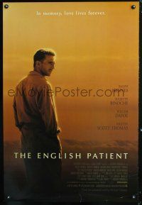 7x208 ENGLISH PATIENT int'l 1sh '96 Ralph Fiennes, Juliette Binoche, Willem Dafoe!