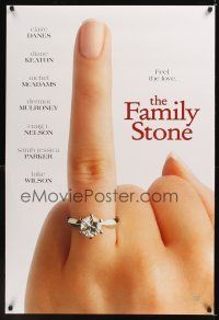 7x218 FAMILY STONE style A teaser DS 1sh '05 Claire Danes, Diane Keaton, Rachel McAdams!