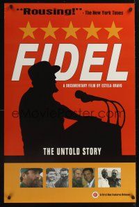 7x230 FIDEL 1sh '01 Estela Bravo, Castro biography with Che, Muhammad Ali, and Nelson Mandela!