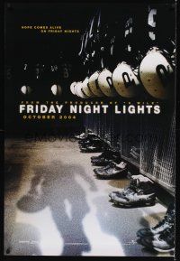 7x246 FRIDAY NIGHT LIGHTS teaser DS 1sh '04 Texas high school football, cool image of locker room!