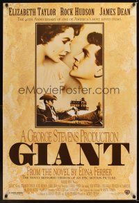 7x258 GIANT 1sh R96 James Dean, Elizabeth Taylor, Rock Hudson, directed by George Stevens!
