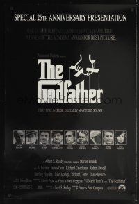 7x267 GODFATHER foil 1sh R97 Marlon Brando & Al Pacino in Francis Ford Coppola crime classic!